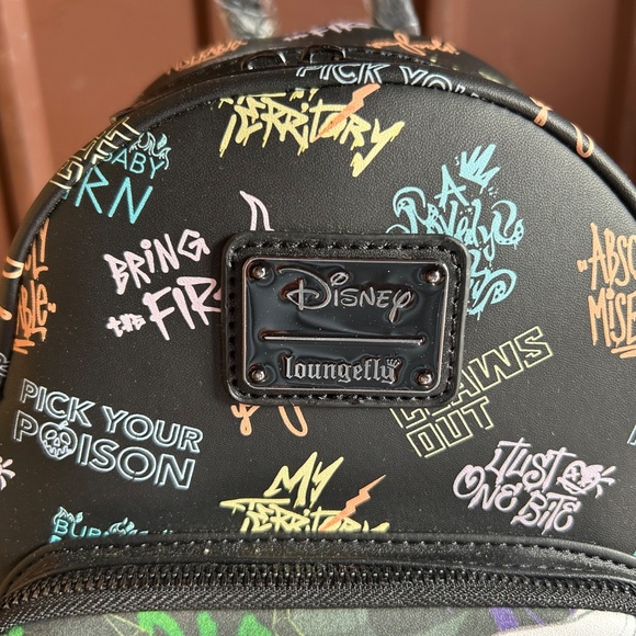 Loungefly Disney Villains Maleficent Ursula Cruella Scar Hades Mini Backpack - Picture 7 of 10